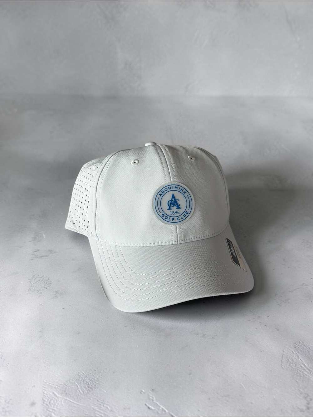 Unbranded White & Light Blue Golf Cap